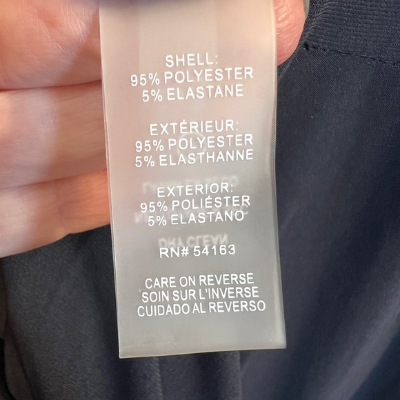 Tommy Hilfiger Navy Blue Neck Twist Tunic Dress with TH zipper hanging tag sz12 - Picture 9 of 9